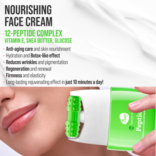 Face cream 3D massager, lifting and nourishing, Peptide 40 ML