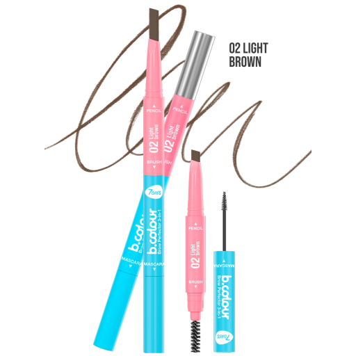 Brow perfector 3-in-1 / 02 LIGHT BROWN