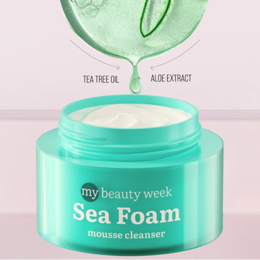 Cleansing foam, moisturising and mattifying, SEA FOAM
