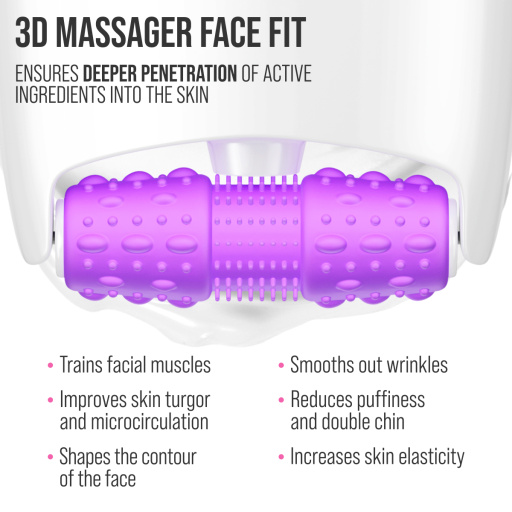 Face cream 3D massager, anti-age and lifting, Retinol & Hyaluronic Acid 80 ML