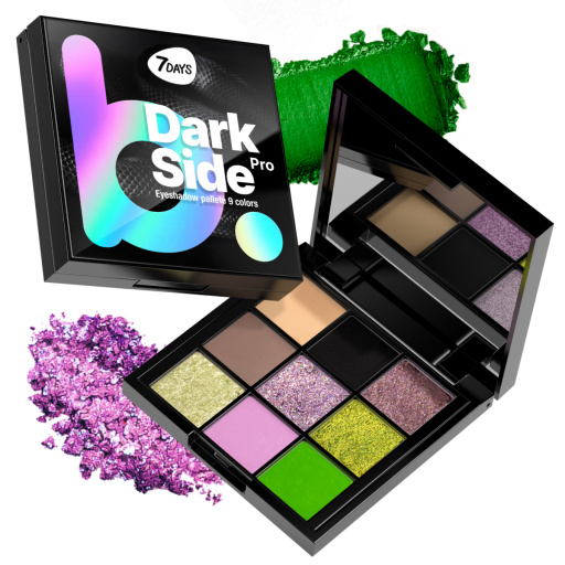 Eyeshadow palette 9 colours 01 Black mamba