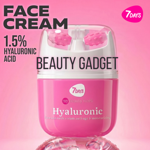 Face cream 3D massager, anti-age and moisturizing, Hyaluronic 40 ML