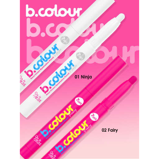 Neon cream eyeshadow pencil / 01 NINJA