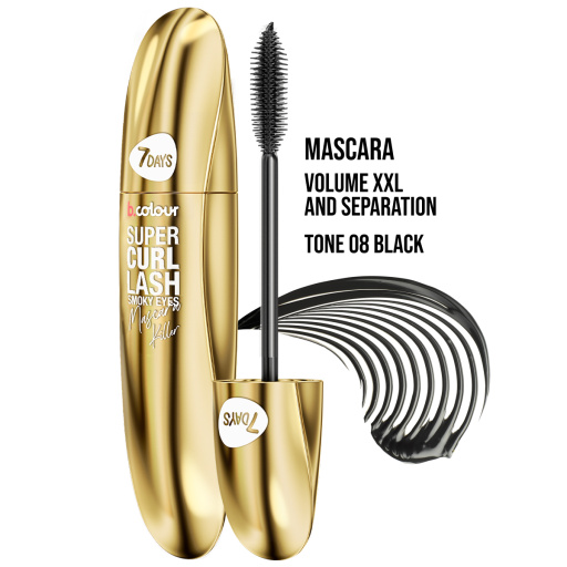 Smoky eyes mascara Volume & Curl / 08 BLACK