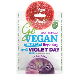 Fresh face sheet mask Thursday VIOLET DAY 25 g