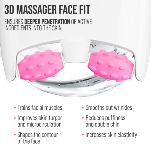 Face cream 3D massager, anti-age and moisturizing, Hyaluronic 40 ML