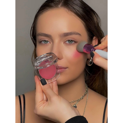 Mousse face blush / 02 Just peachy, B.COLOUR PROFESSIONAL CAPSULE, 3 g