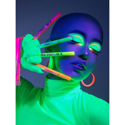 Liner & stamp UVglow / 02 LIME STAR