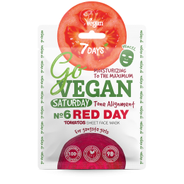 Tomatos face sheet mask Saturday RED DAY 25 g