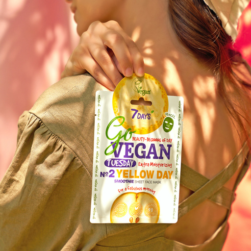 Smoothie face sheet mask Tuesday YELLOW DAY 25 g