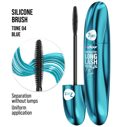 Metallic mascara 04 / BLUE