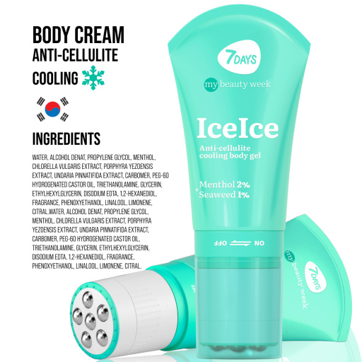 Anti-cellulite cooling body gel ICEICE COOL
