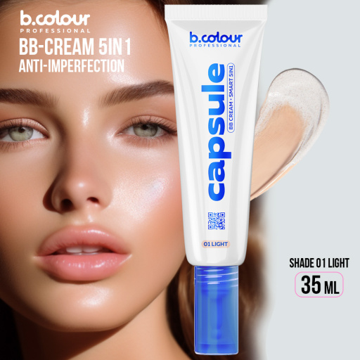 Anti-imperfection BB cream 5in1 / 01 Light, B.COLOUR PROFESSIONAL CAPSULE, 35 ml