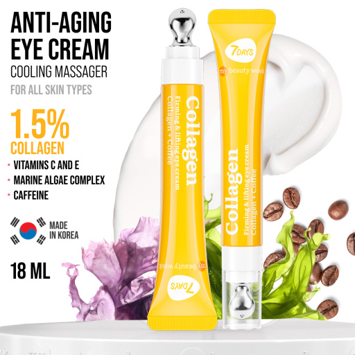 Eye cream cryo massager, firming and lifting, Collagen 18 ML