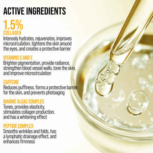 Eye cream cryo massager, firming and lifting, Collagen 18 ML