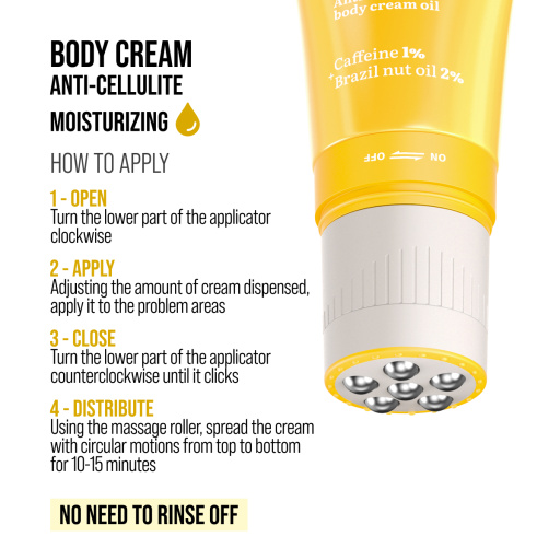 Anti-cellulite body cream-oil BRAZIL