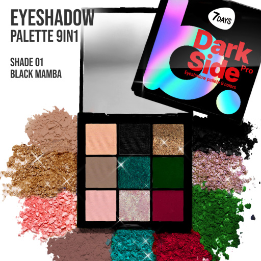 Eyeshadow palette 9 colours 02 Magic poison