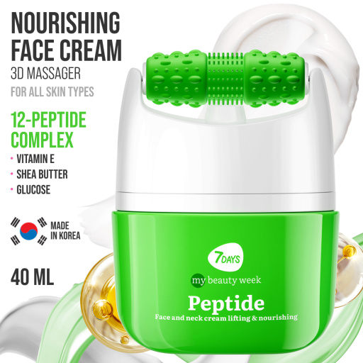 Face cream 3D massager, lifting and nourishing, Peptide 40 ML