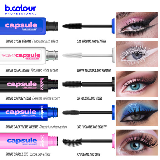 SuperStay black lash mascara / 05 Doll eye, B.COLOUR PROFESSIONAL CAPSULE, 7,3 ml