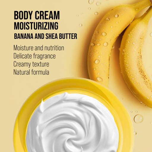 Nutrition & elasticity body cream BANANA&SHEA