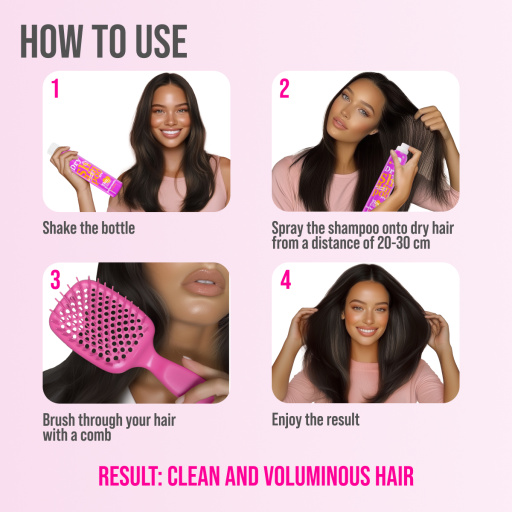 Dry Shampoo for brunettes INVISIBLE set of 2