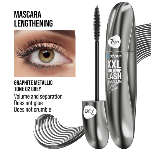 Metallic mascara 02 / Grey