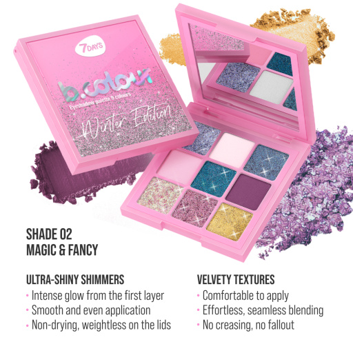 Eyeshadow palette 9 colours 02 Magic&fancy