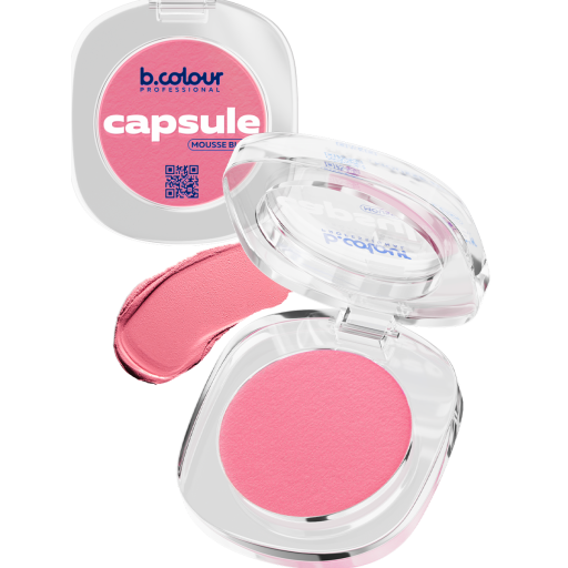 Mousse face blush / 01 Ice rose, B.COLOUR PROFESSIONAL CAPSULE, 3 g