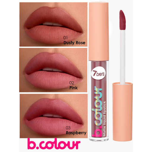 Matte liquid lipstick / 02 PINK