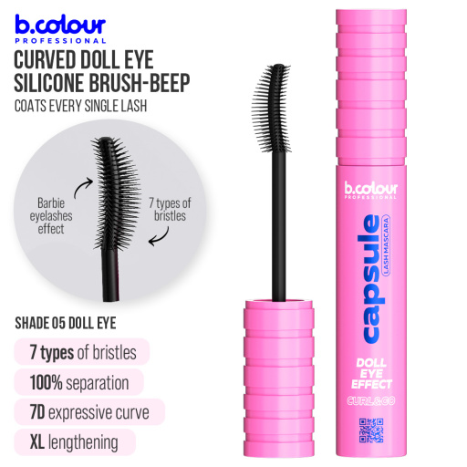 SuperStay black lash mascara / 05 Doll eye, B.COLOUR PROFESSIONAL CAPSULE, 7,3 ml