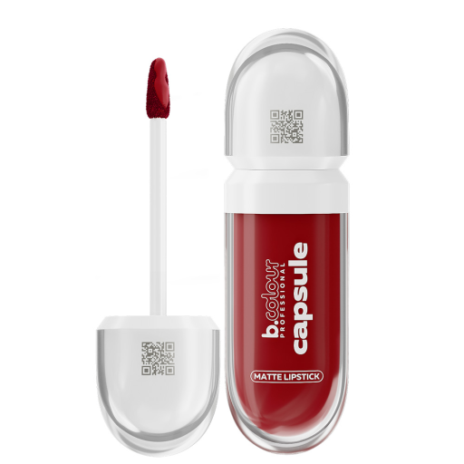 Matte liquid lipstick SuperStay / 02 Red velvet, B.COLOUR PROFESSIONAL CAPSULE, 5,5 ml