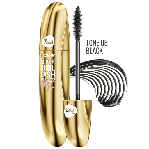 Smoky eyes mascara Volume & Curl / 08 BLACK