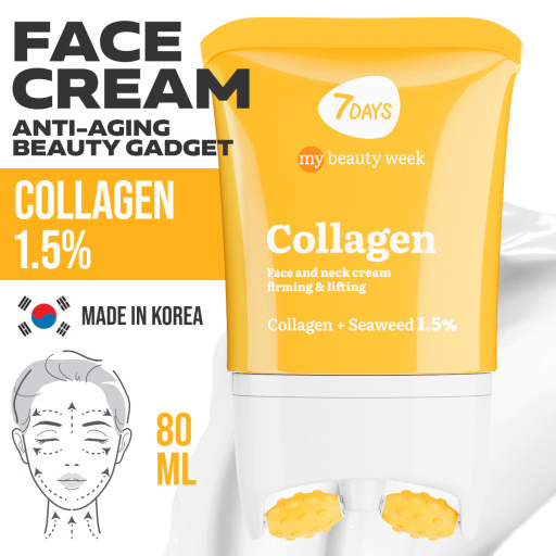 Face cream 3D massager, firming and lifting, Collagen 80 ML