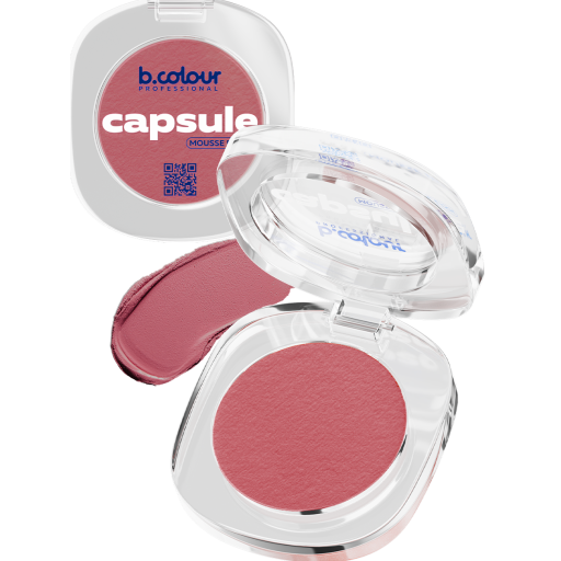 Mousse face blush / 04 Naked, B.COLOUR PROFESSIONAL CAPSULE, 3 g