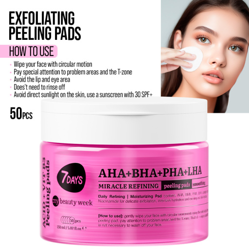 Miracle refining peeling pads for face AHA+BHA+PHA+LHA