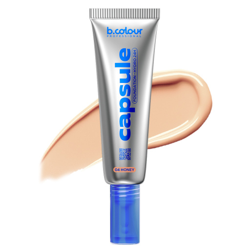 Hydrating foundation / 04 Honey, B.COLOUR PROFESSIONAL CAPSULE, 35 ml