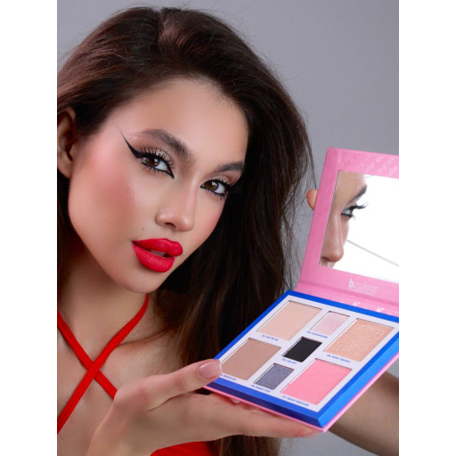 Contouring face and eyes palette / 02 Super power, B.COLOUR PROFESSIONAL CAPSULE, 4*4 g , 3*1,3 g